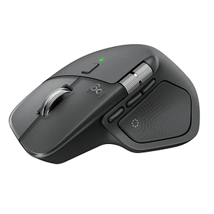 Logitech MX Master 4 Mouse Inalámbrico Ergonómico, 8000 DPI, Bluetooth, MagSpeed, Grafito