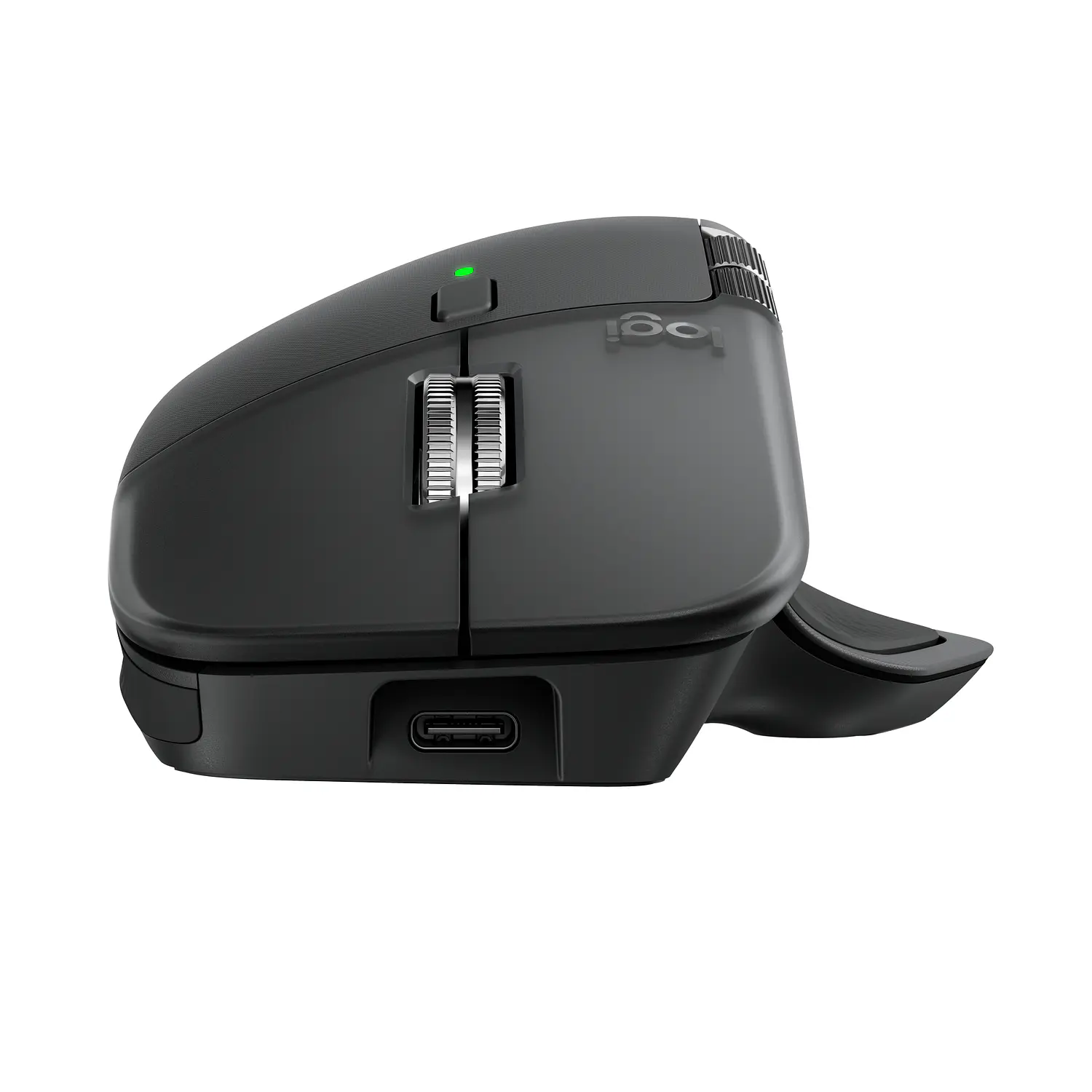 Logitech MX Master 4 Mouse Inalámbrico Ergonómico, 8000 DPI, Bluetooth, MagSpeed, Grafito 3