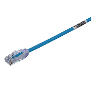 Panduit UTP28X7BU Cable de Red RJ45 Cat6A UTP, 28AWG, 2.13m, CM/LSZH, Azul