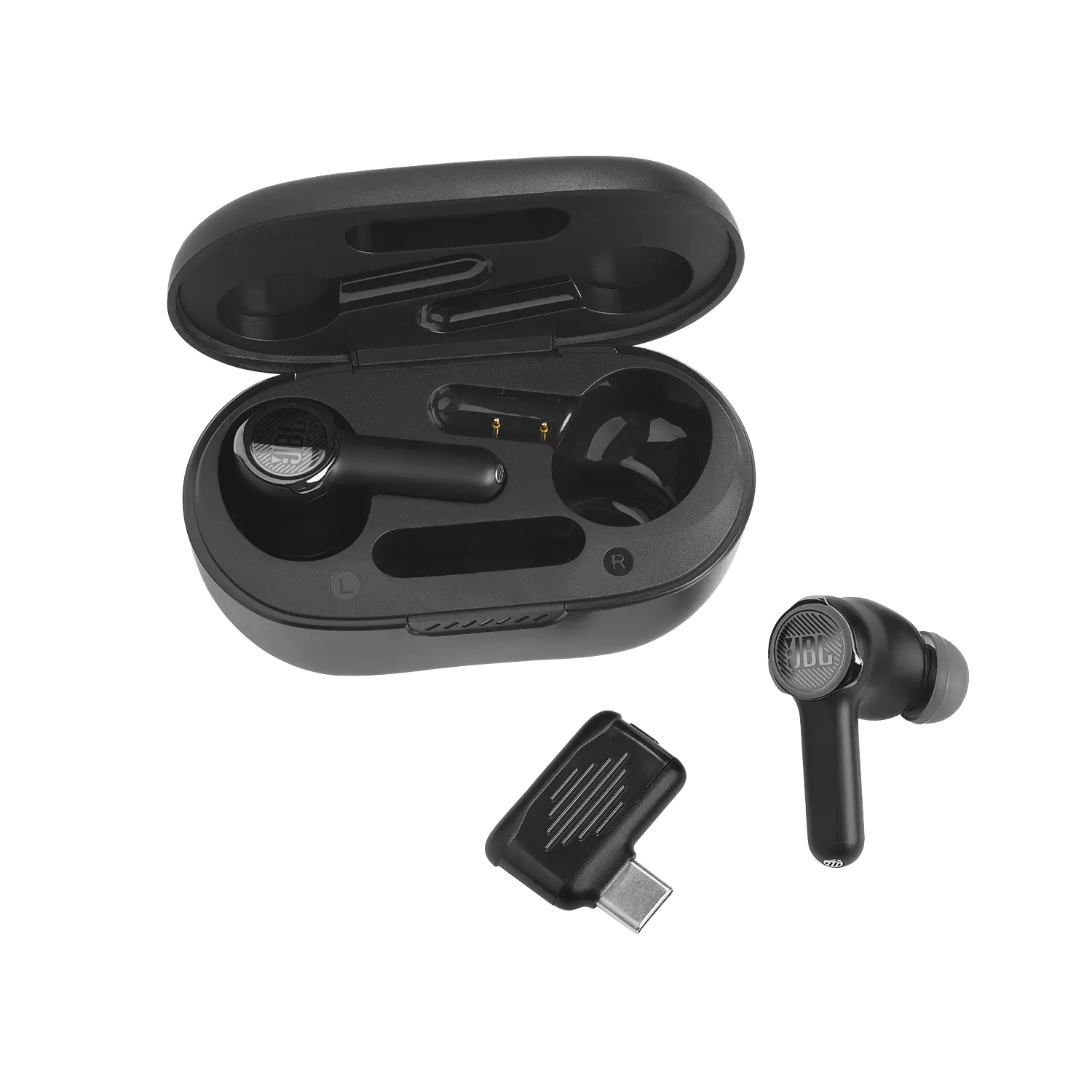 JBL Quantum TWS, Audífonos Gamer True Wireless, ANC, 2.4GHz USB-C, Bluetooth 5.2, IPX4, Negro 4