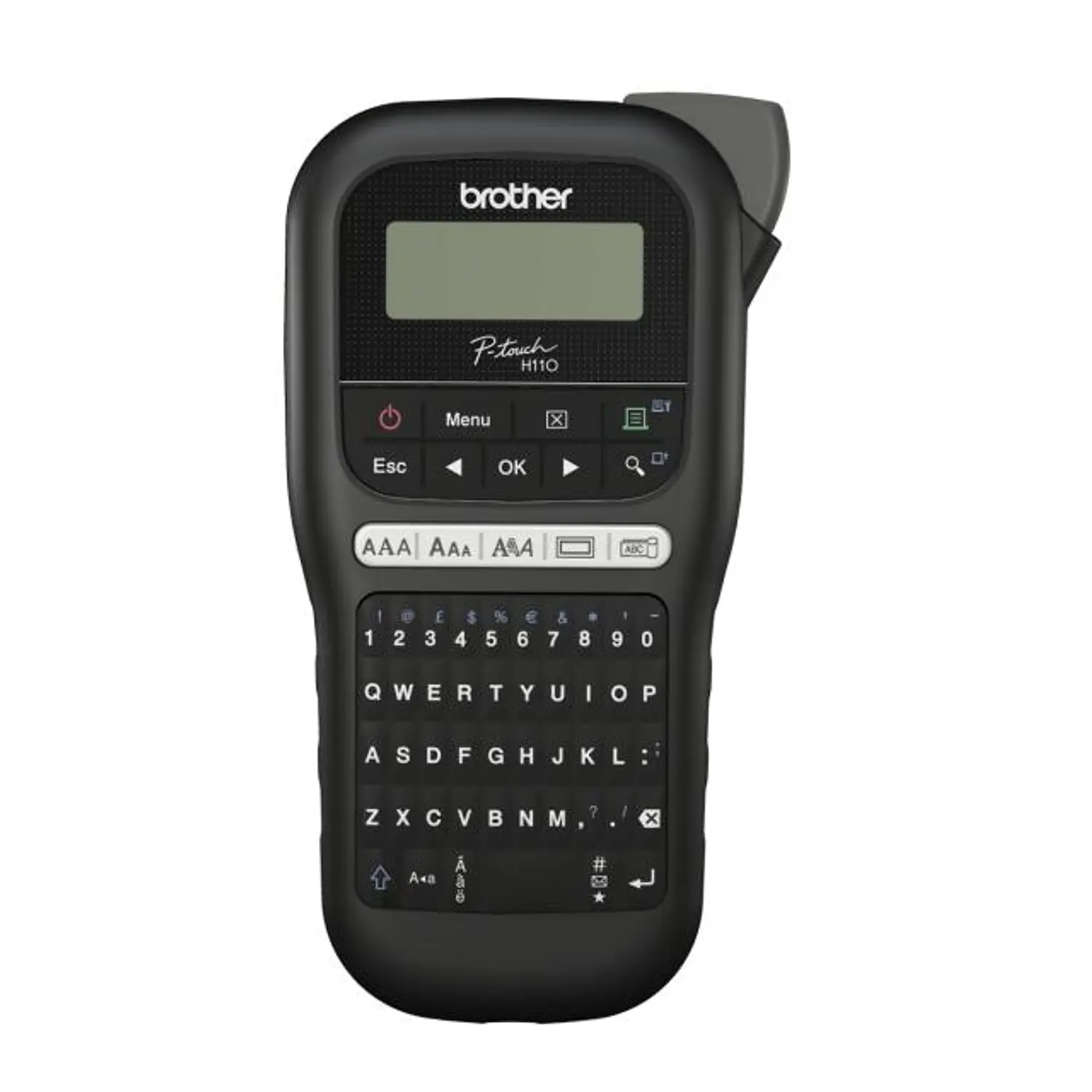 Brother PT-H110BK Rotuladora Portátil 12mm, 180 DPI, 20mm/s, QWERTY, Negro 1