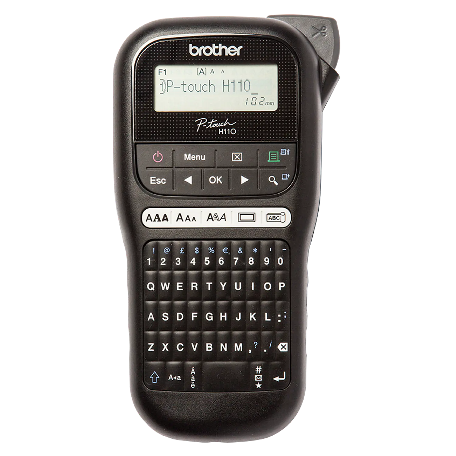 Brother PT-H110BK Rotuladora Portátil 12mm, 180 DPI, 20mm/s, QWERTY, Negro 2