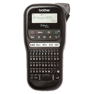 Brother PT-H110BK Rotuladora Portátil 12mm, 180 DPI, 20mm/s, QWERTY, Negro