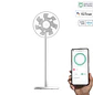 Xiaomi Mi Smart Standing Fan 2, Ventilador Inteligente 15W, 100 Velocidades, Blanco - Miniatura 1