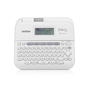 Brother P-touch PT-D410, Rotuladora de Escritorio, USB, Cintas 18 mm, 180 ppp, 20 mm/s, Blanca