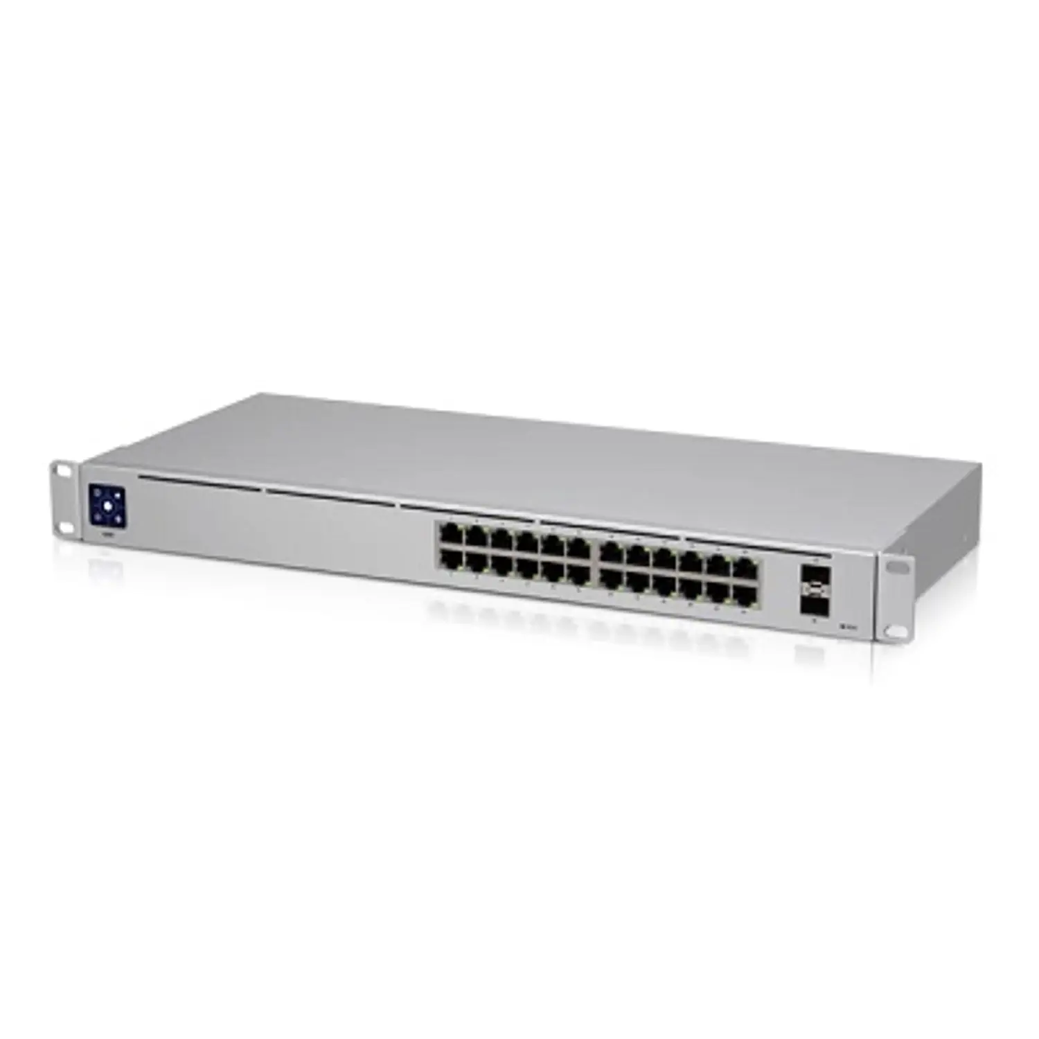 Ubiquiti UniFi USW-24 Switch L2, 24 Puertos Gigabit, 2 SFP, 52 Gbps, Pantalla 1.3″, Rack 1U 1