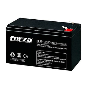 Forza FUB-1290 Batería Sellada Recargable 12V 9Ah AGM, Sin Mantención