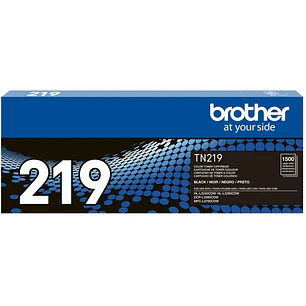Brother TN219BK Tóner Negro Rendimiento Estándar, 1.500 Páginas