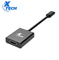 Xtech XTC-541, Adaptador USB-C a HDMI, 4K 30Hz, 10Gbps, Cable 10 cm, Negro - Miniatura 1