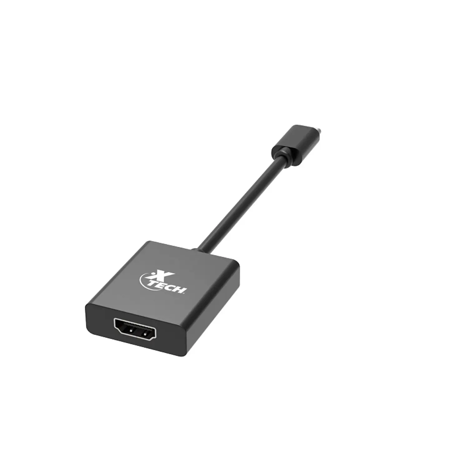 Xtech XTC-541, Adaptador USB-C a HDMI, 4K 30Hz, 10Gbps, Cable 10 cm, Negro 2