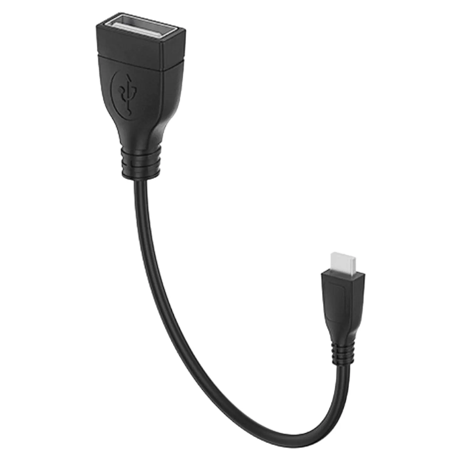 Xtech XTC-368, Adaptador OTG Micro-USB a USB-A Hembra, USB 2.0, 480 Mbps, 12 cm, Negro 2