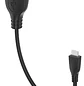Xtech XTC-368, Adaptador OTG Micro-USB a USB-A Hembra, USB 2.0, 480 Mbps, 12 cm, Negro - Miniatura 2