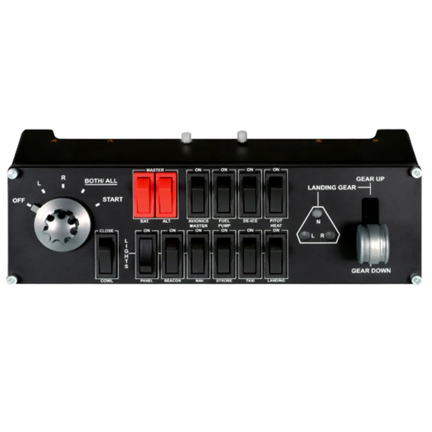 Logitech G Flight Switch, Panel de Vuelo, USB para PC, Negro 2