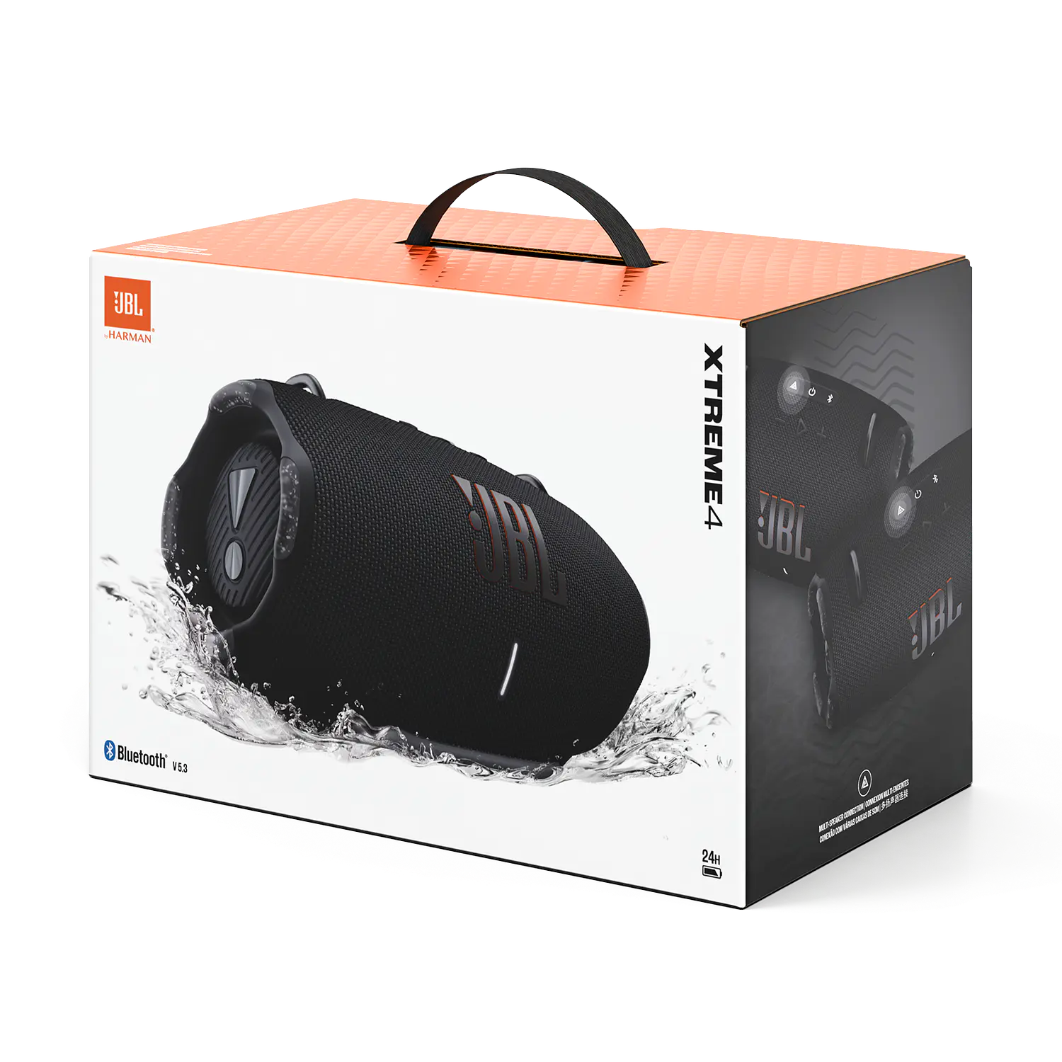 JBL Xtreme 4, Parlante Bluetooth Portátil, 100W RMS, IP67, Auracast, hasta 30h, Negro 12