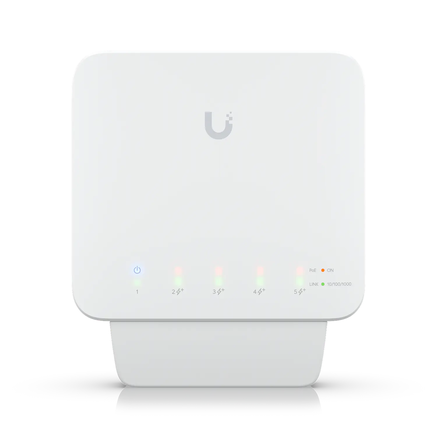 Ubiquiti UniFi Flex, Switch Administrable 5 Puertos Gigabit, 4 PoE+, 46W, Interior/Exterior 6
