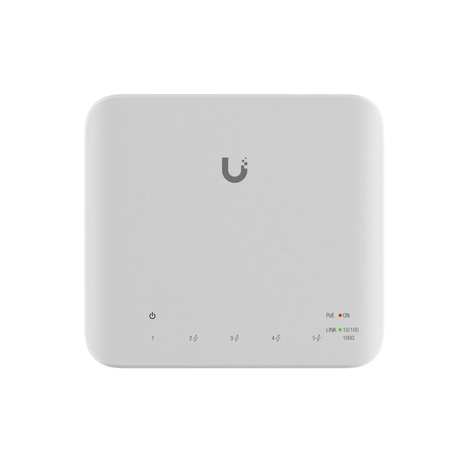 Ubiquiti UniFi Flex, Switch Administrable 5 Puertos Gigabit, 4 PoE+, 46W, Interior/Exterior 8