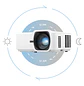 ViewSonic LSD500HD, Proyector Láser DLP Full HD, 5.500 ANSI, 300