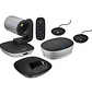 Logitech GROUP, Videoconferencia Full HD, 2 Micrófonos de Expansión, USB, Negro - Miniatura 1