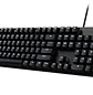 Logitech G413 SE Teclado Mecánico Gamer Full Size, Switch Táctil, PBT, LED Blanco, USB, Negro - Miniatura 1