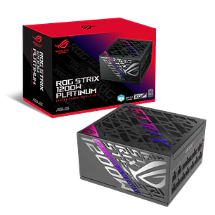ASUS ROG Strix 1200W Platinum, Fuente de Poder Gamer 1200W, ATX 3.1, Modular, PCIe 5.1, 12V-2x6