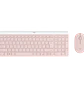Logitech MK470, Kit Teclado y Ratón Inalámbrico, USB 2.4GHz, Español, Silencioso, Rosado - Miniatura 1
