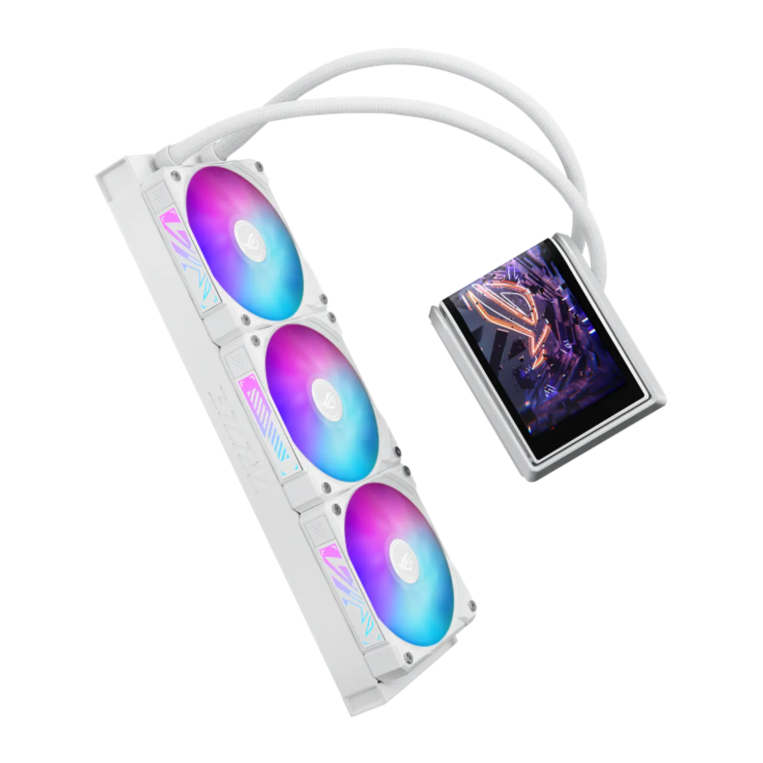 ASUS ROG Ryuo IV 360 ARGB White, Refrigeración Líquida Gamer AIO 360mm, AMOLED 6.67
