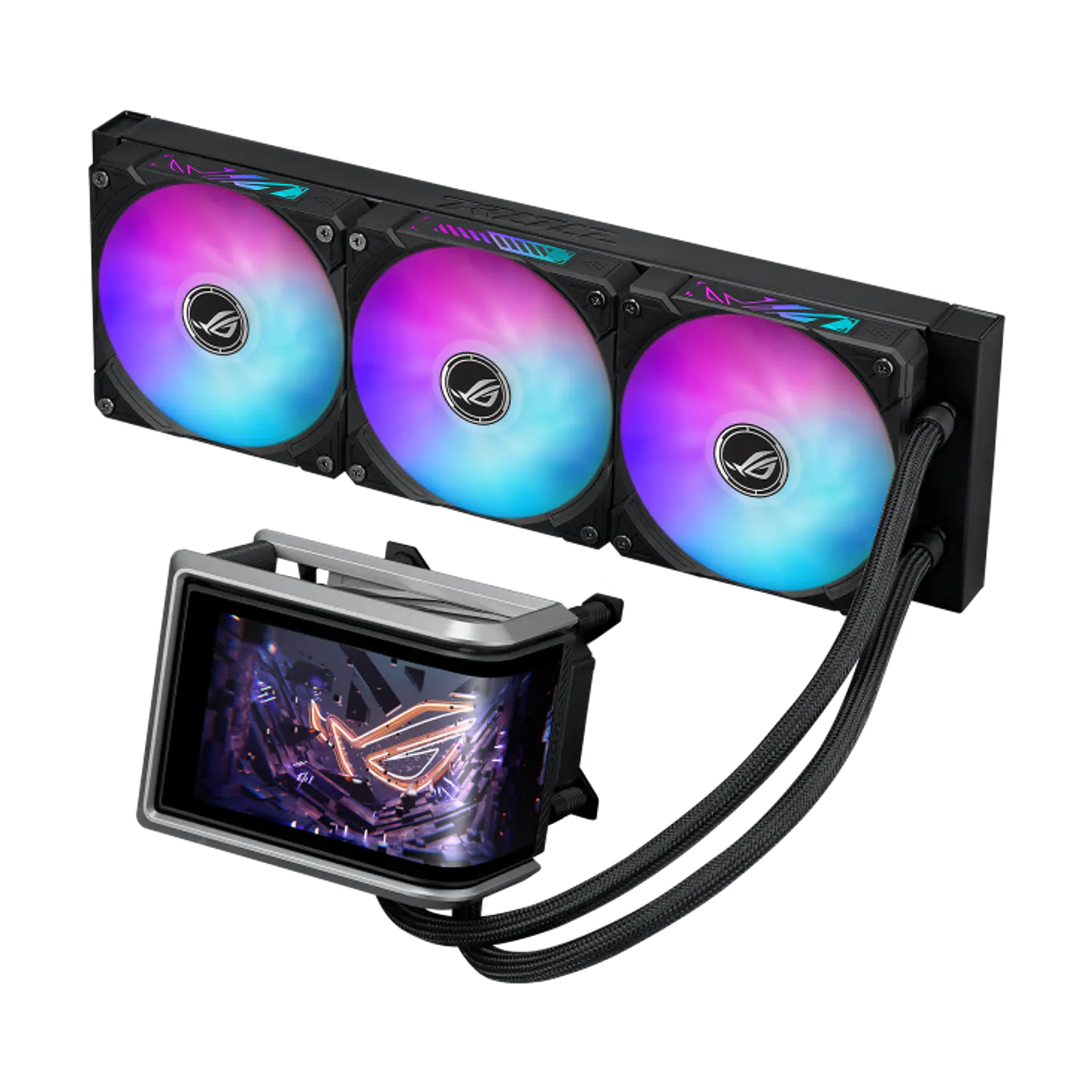 ASUS ROG Ryuo IV 360 ARGB Black, Refrigeración Líquida Gamer AIO 360mm, AMOLED 6.67