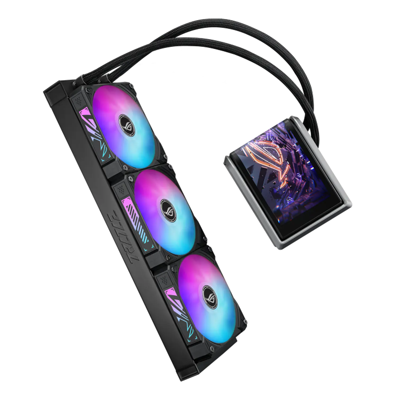 ASUS ROG Ryuo IV 360 ARGB Black, Refrigeración Líquida Gamer AIO 360mm, AMOLED 6.67