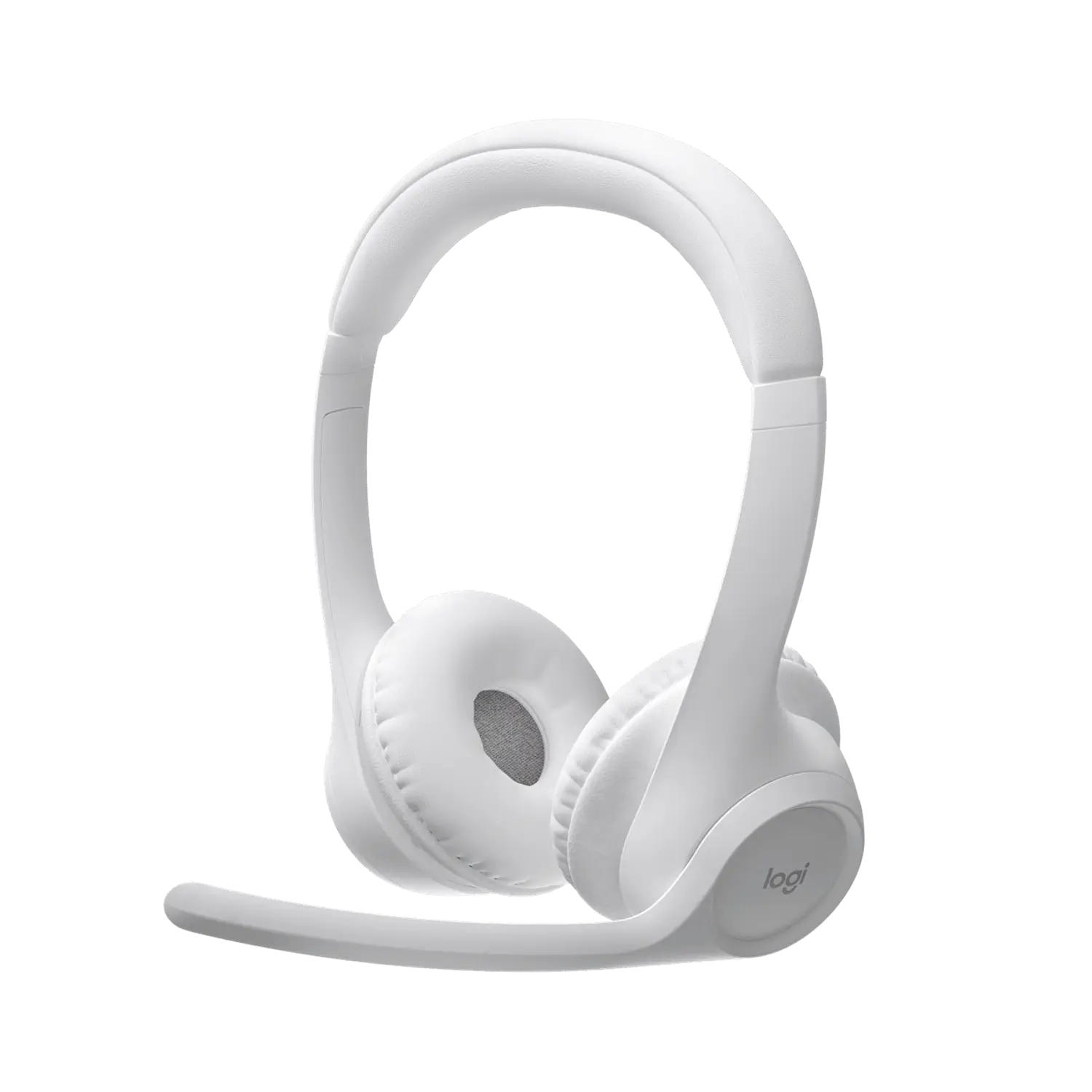 Logitech Zone 300, Audífonos Inalámbricos Bluetooth 5.3, Micrófono, 20 Horas, Blanco Crudo 1