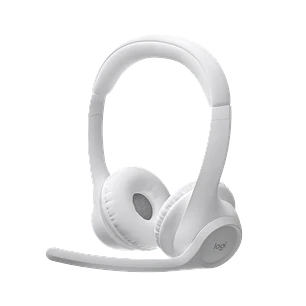 Logitech Zone 300, Audífonos Inalámbricos Bluetooth 5.3, Micrófono, 20 Horas, Blanco Crudo