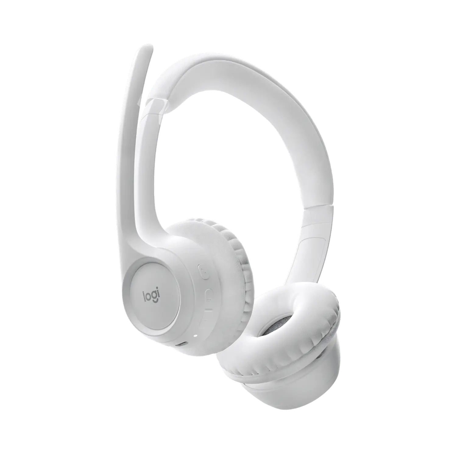 Logitech Zone 300, Audífonos Inalámbricos Bluetooth 5.3, Micrófono, 20 Horas, Blanco Crudo 4