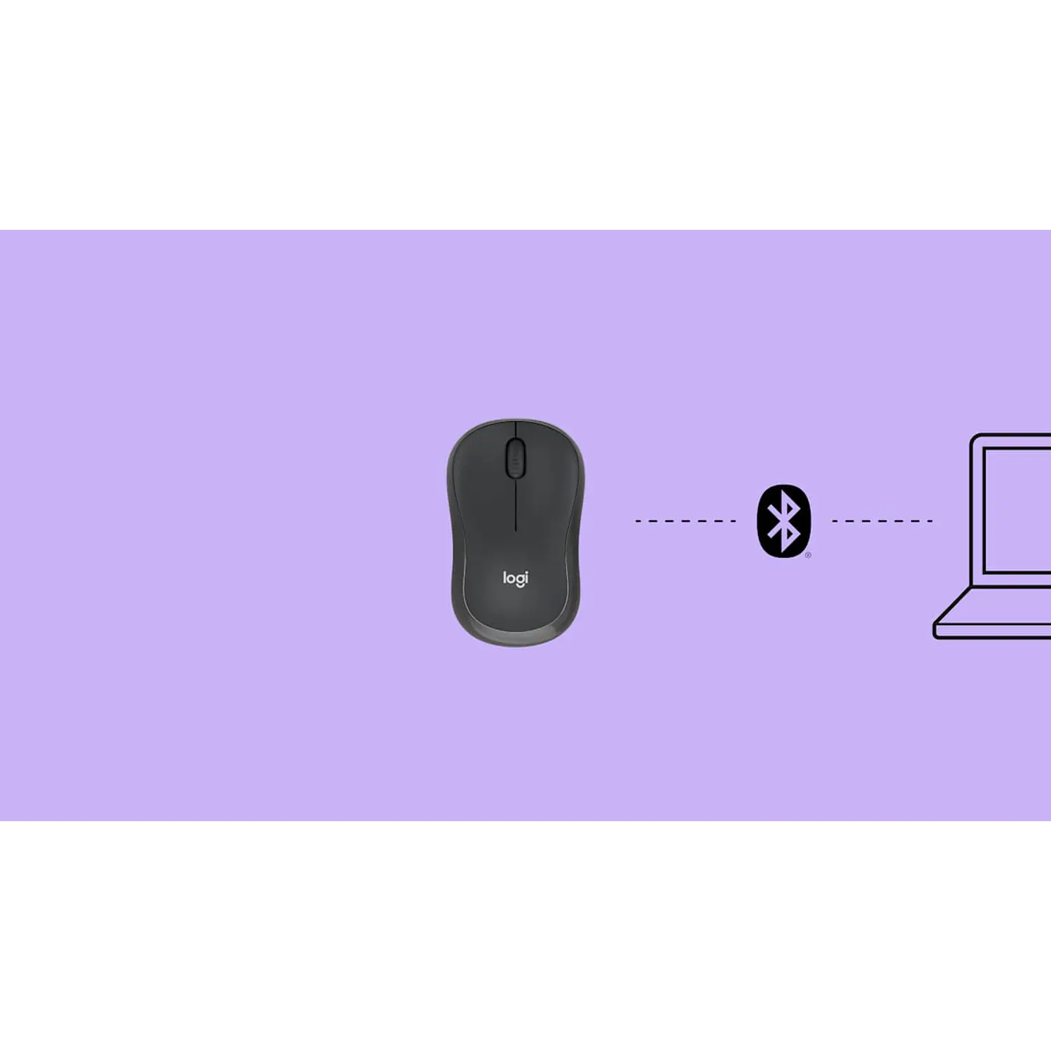 Logitech M240 Silent, Mouse Inalámbrico Bluetooth, SilentTouch, 4000 DPI, 18 Meses, Blanco Hueso 5