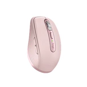 Logitech MX Anywhere 3S, Mouse Inalámbrico 8000 DPI, MagSpeed, Bluetooth, 6 Botones, Rosado