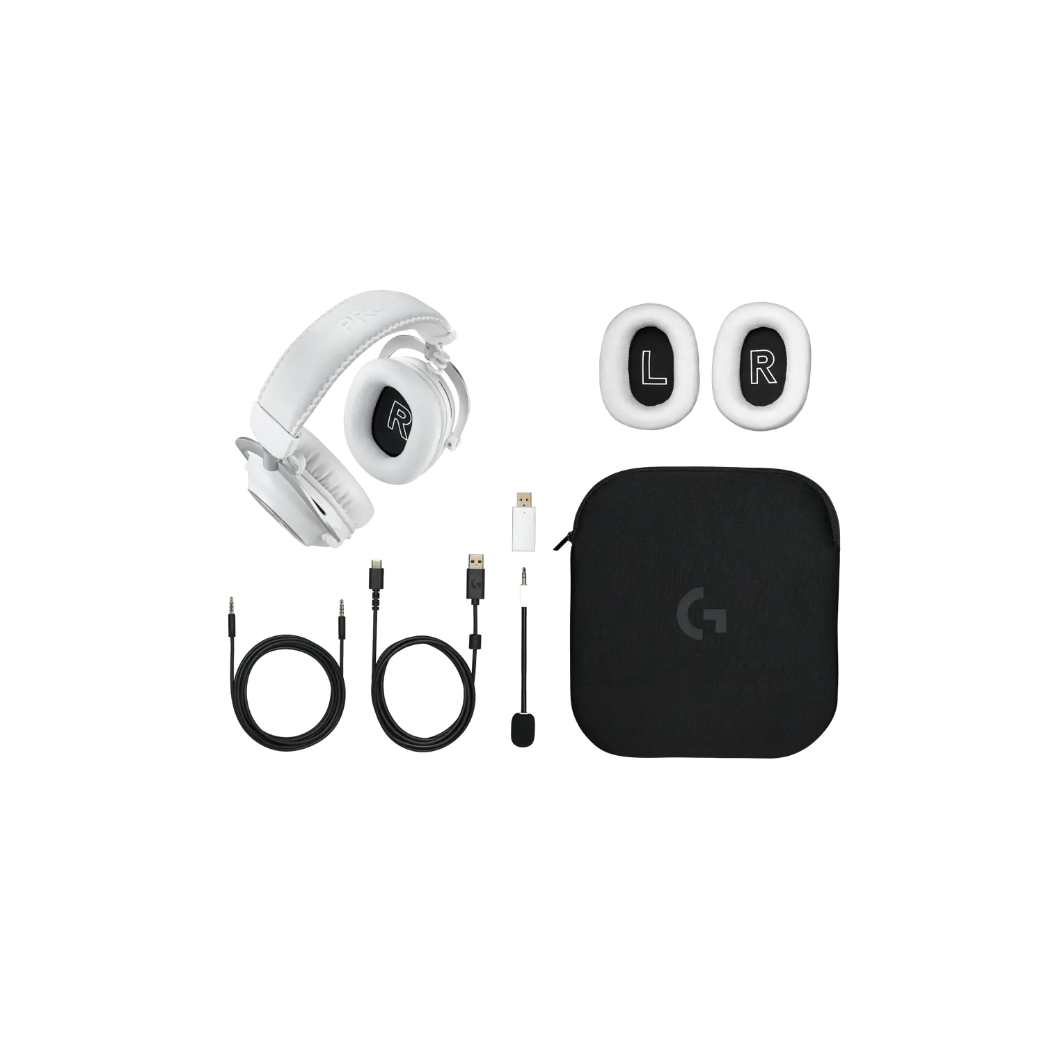 Logitech G PRO X 2 LIGHTSPEED, Audífonos Gamer Inalámbricos, Grafeno 50mm, 50 Horas, Blanco 6