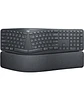 Logitech ERGO K860, Teclado Inalámbrico Ergonómico, Bluetooth, Unifying, Español, Grafito - Miniatura 1