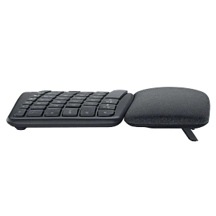 Logitech ERGO K860, Teclado Inalámbrico Ergonómico, Bluetooth, Unifying, Español, Grafito