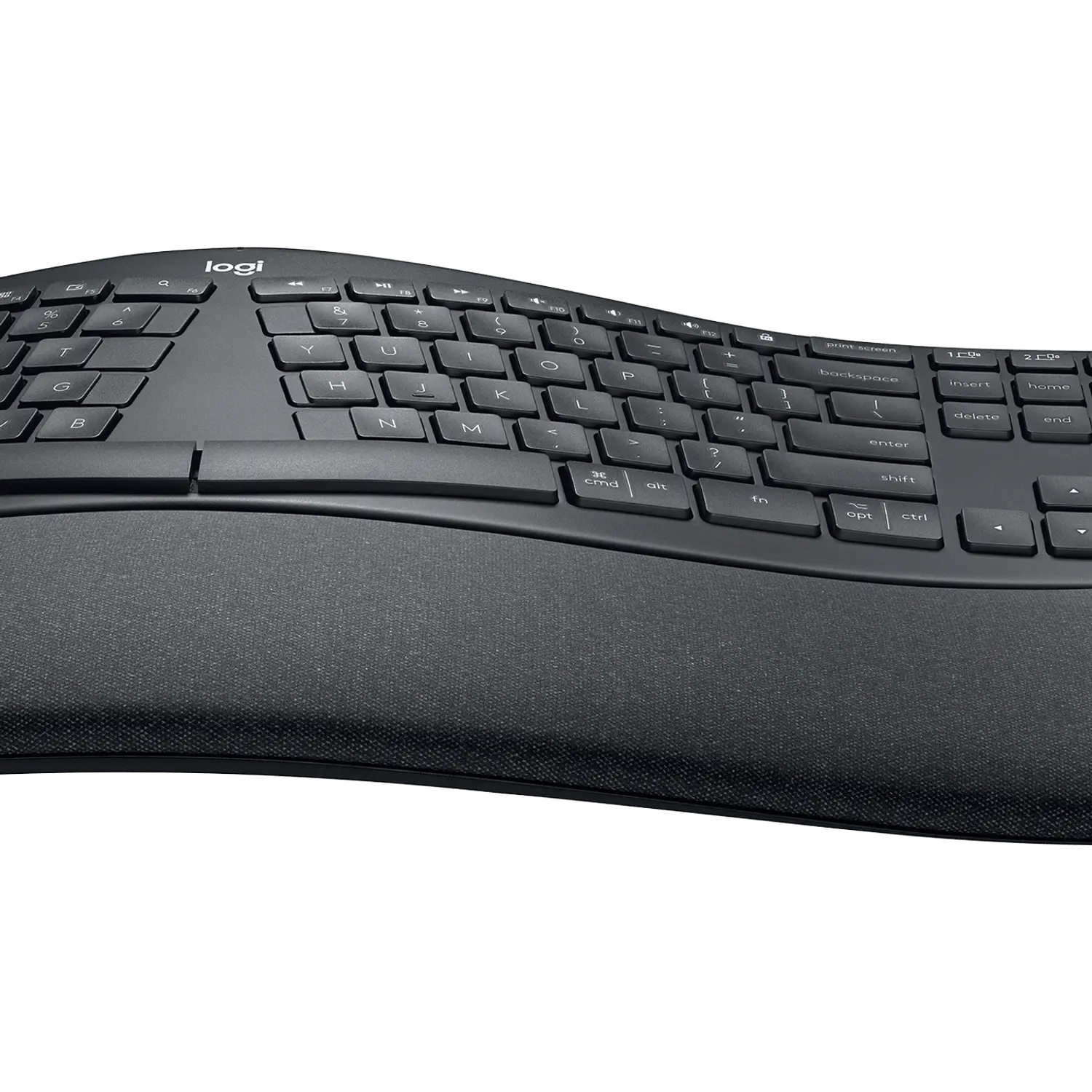 Logitech ERGO K860, Teclado Inalámbrico Ergonómico, Bluetooth, Unifying, Español, Grafito 5
