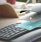 Logitech ERGO K860, Teclado Inalámbrico Ergonómico, Bluetooth, Unifying, Español, Grafito - Miniatura 6