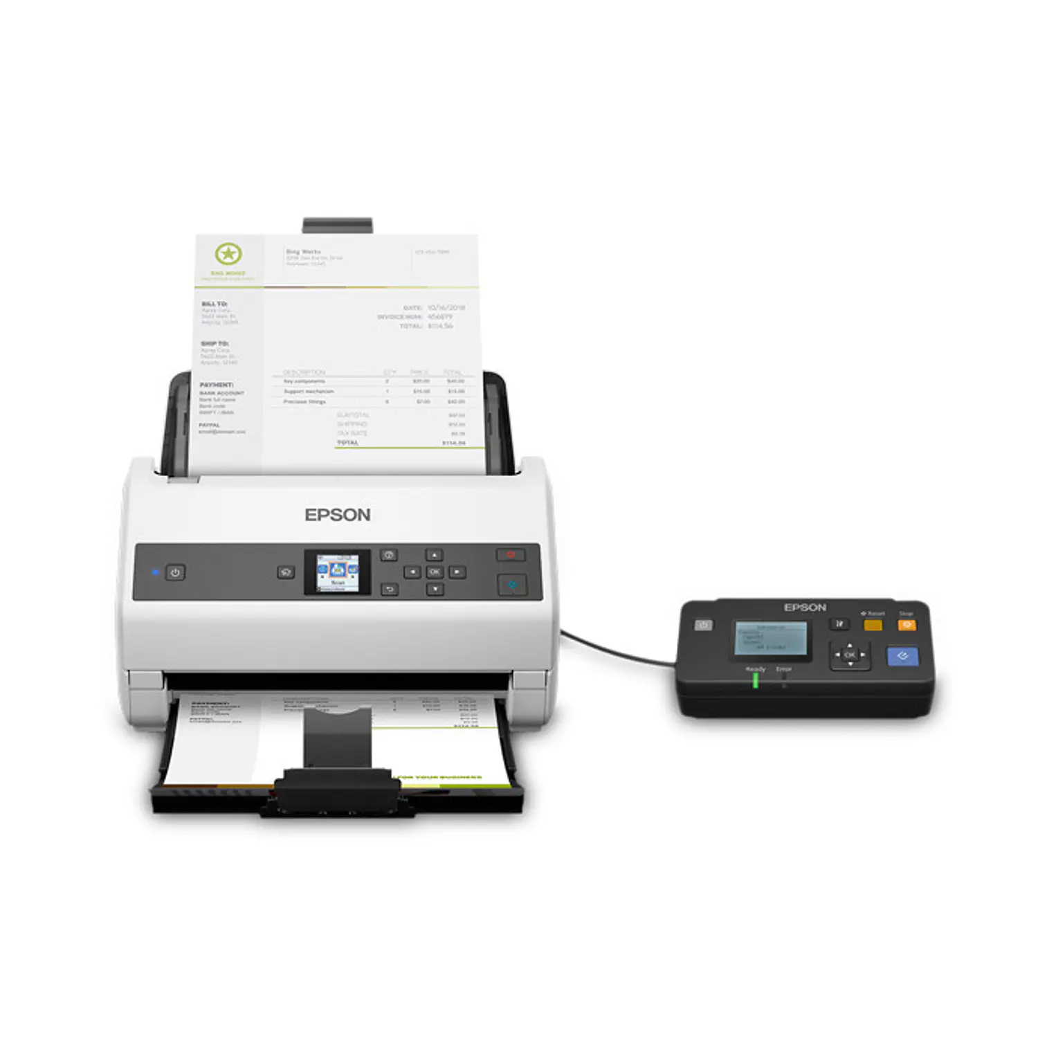 Epson WorkForce DS-870 Escáner Documental Dúplex 65 ppm ADF 100 Hojas USB 3.0 2