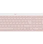 Logitech MK470 Slim Combo, Teclado y Mouse Inalámbricos, 2.4GHz, Español, Silencioso, Rosado - Miniatura 2