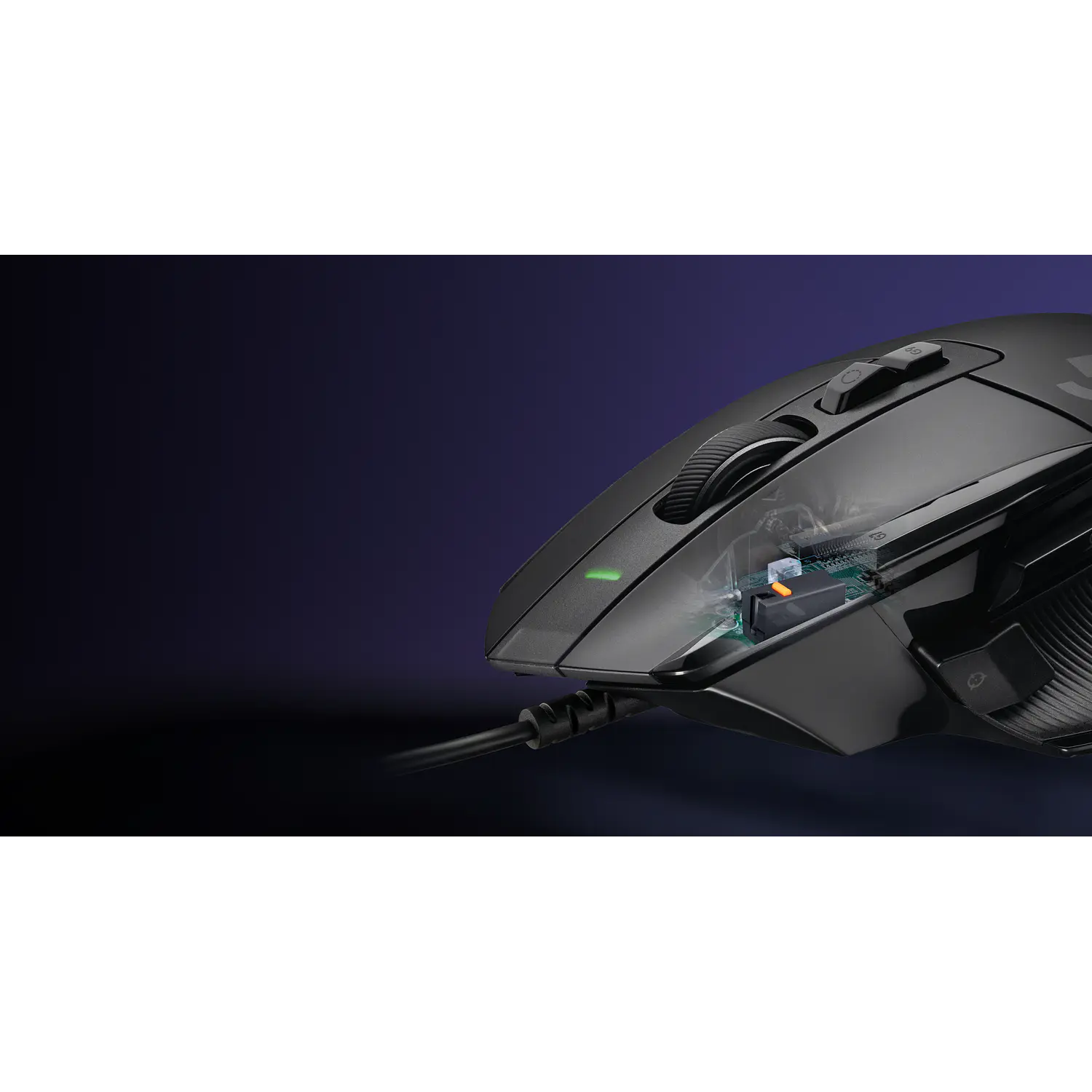Logitech G502 X, Mouse Gamer Alámbrico, 25.600 DPI, 13 Controles Programables, LIGHTFORCE, Negro 7
