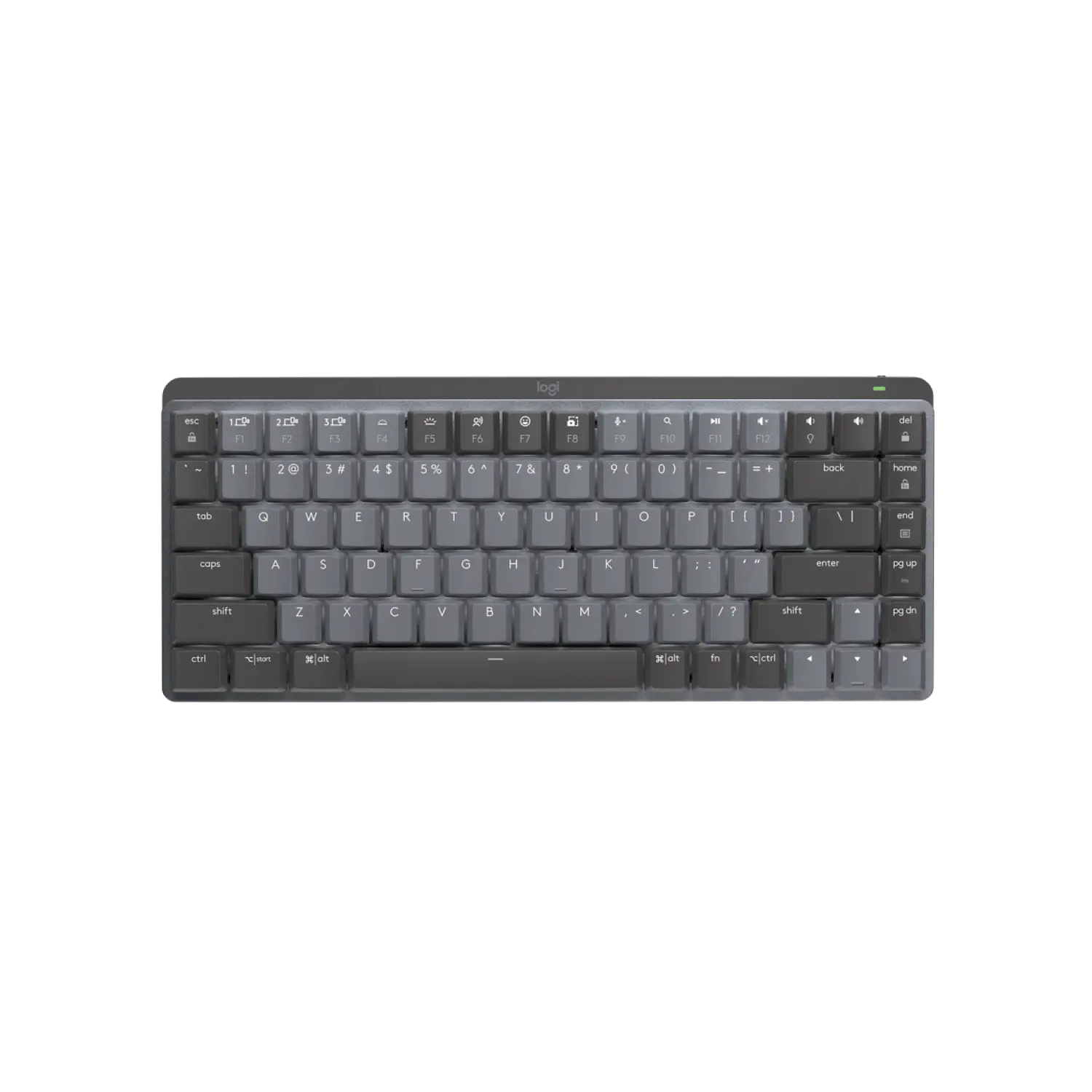 Logitech MX Mechanical Mini, Teclado Mecánico Inalámbrico, Español, Táctil Discreto, Grafito 1