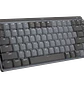 Logitech MX Mechanical Mini, Teclado Mecánico Inalámbrico, Español, Táctil Discreto, Grafito - Miniatura 3
