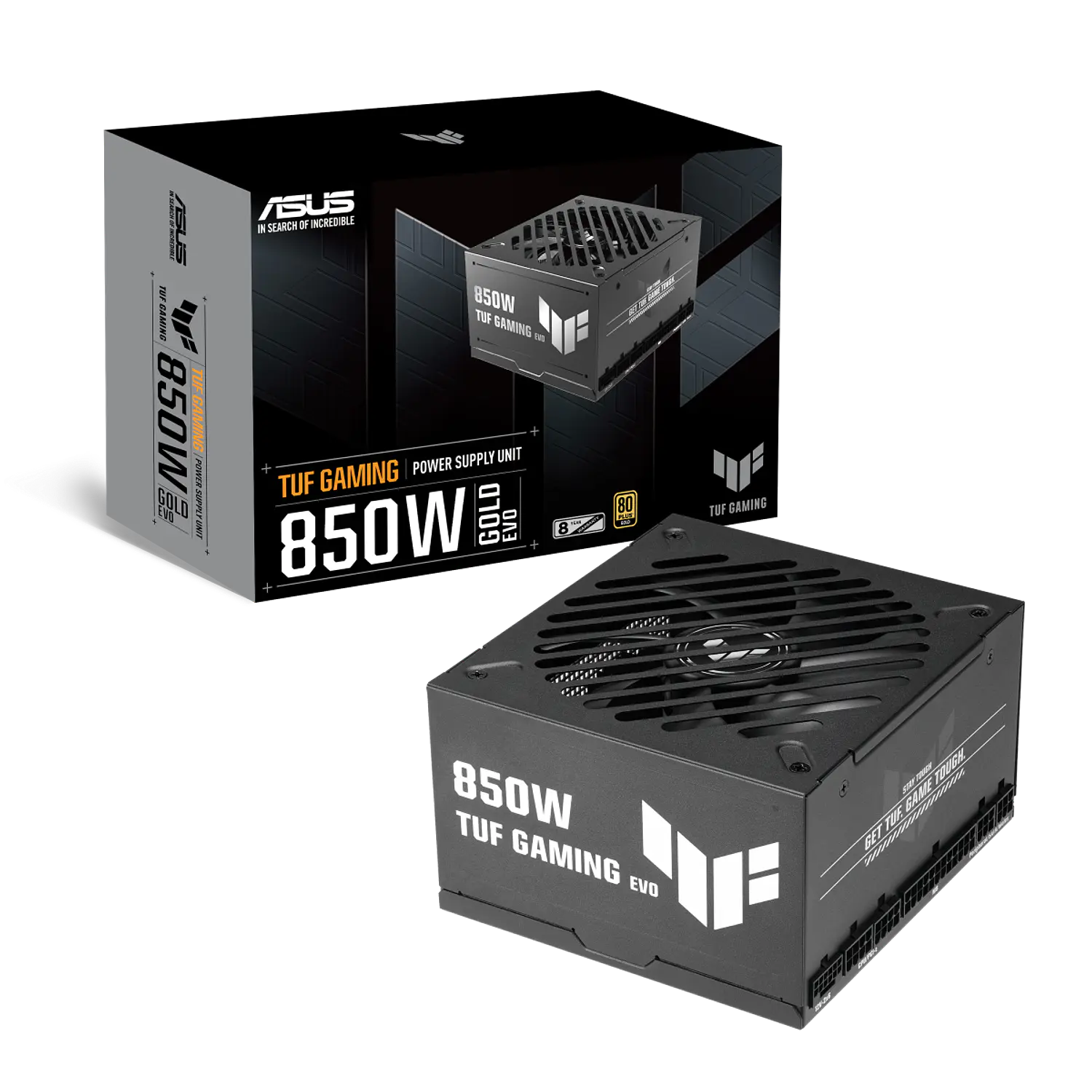 ASUS TUF Gaming 850W Gold EVO, Fuente de Poder Gamer 850W, ATX 3.1, Modular, PCIe 5.1 1