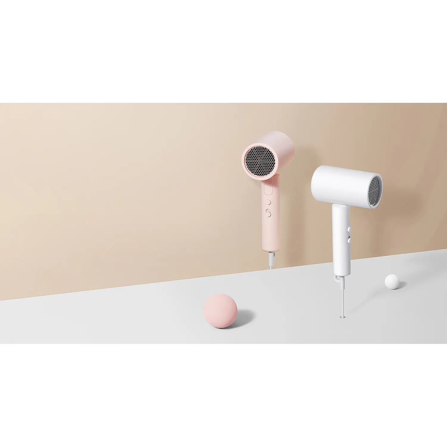 Xiaomi Compact Hair Dryer H101, Secador de Pelo 1600W, 15 m/s, Iones Negativos, Rosa 6