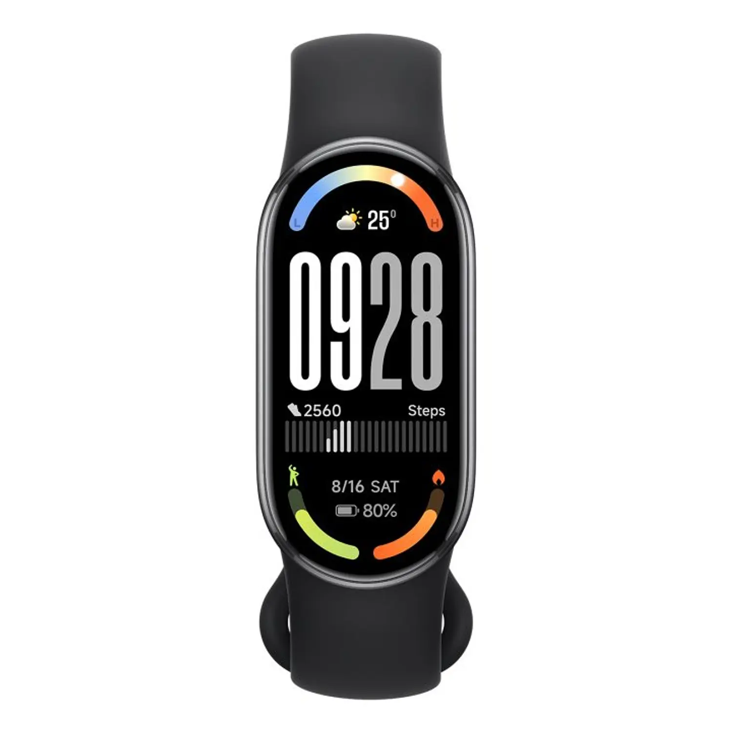Xiaomi Smart Band 10, Pulsera Inteligente AMOLED 1,72 pulgadas, 1500 nits, 5ATM, 21 días, Negro Medianoche 2