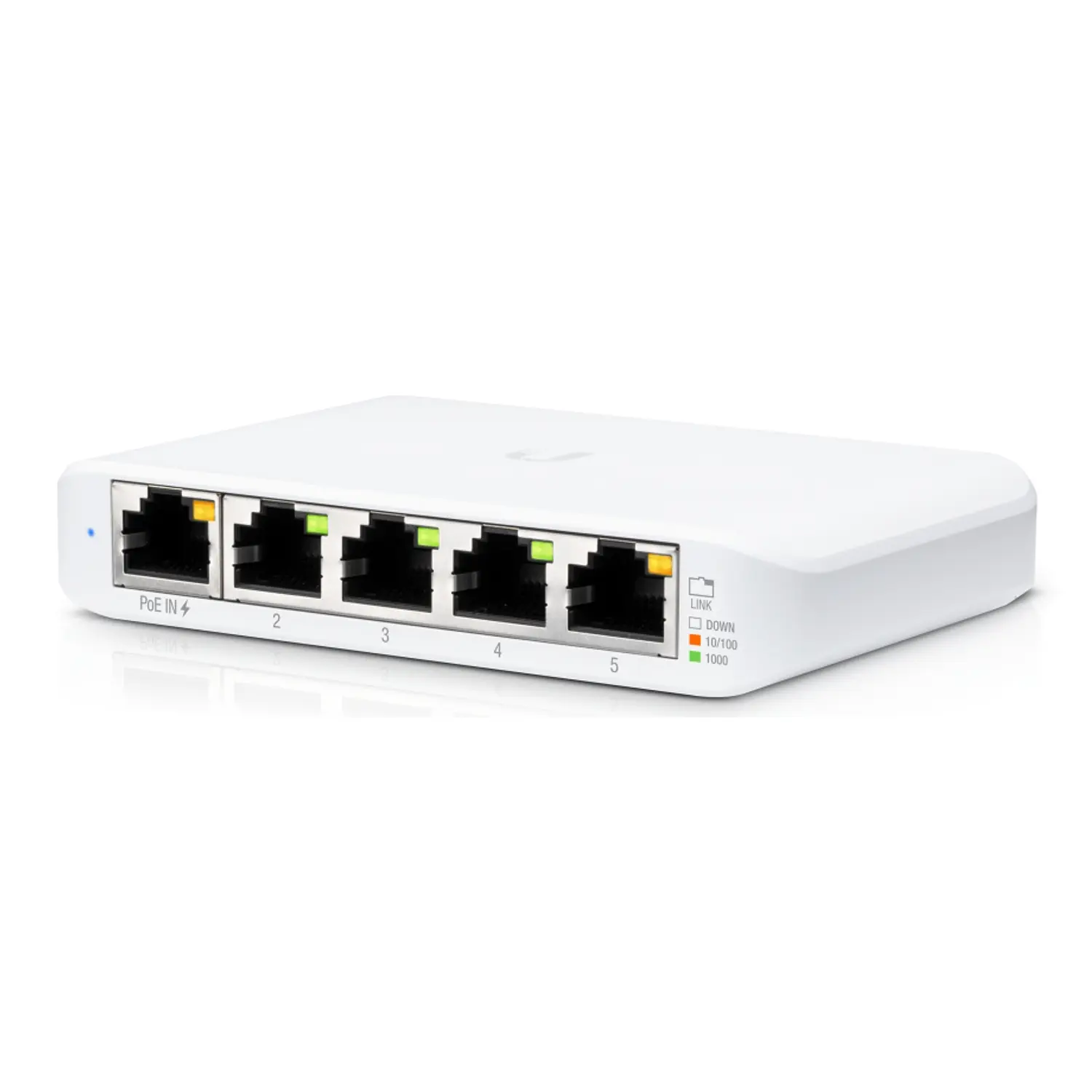 Ubiquiti UniFi USW-Flex-Mini Switch Gestionable de 5 Puertos Gigabit, PoE de Entrada y USB-C 2