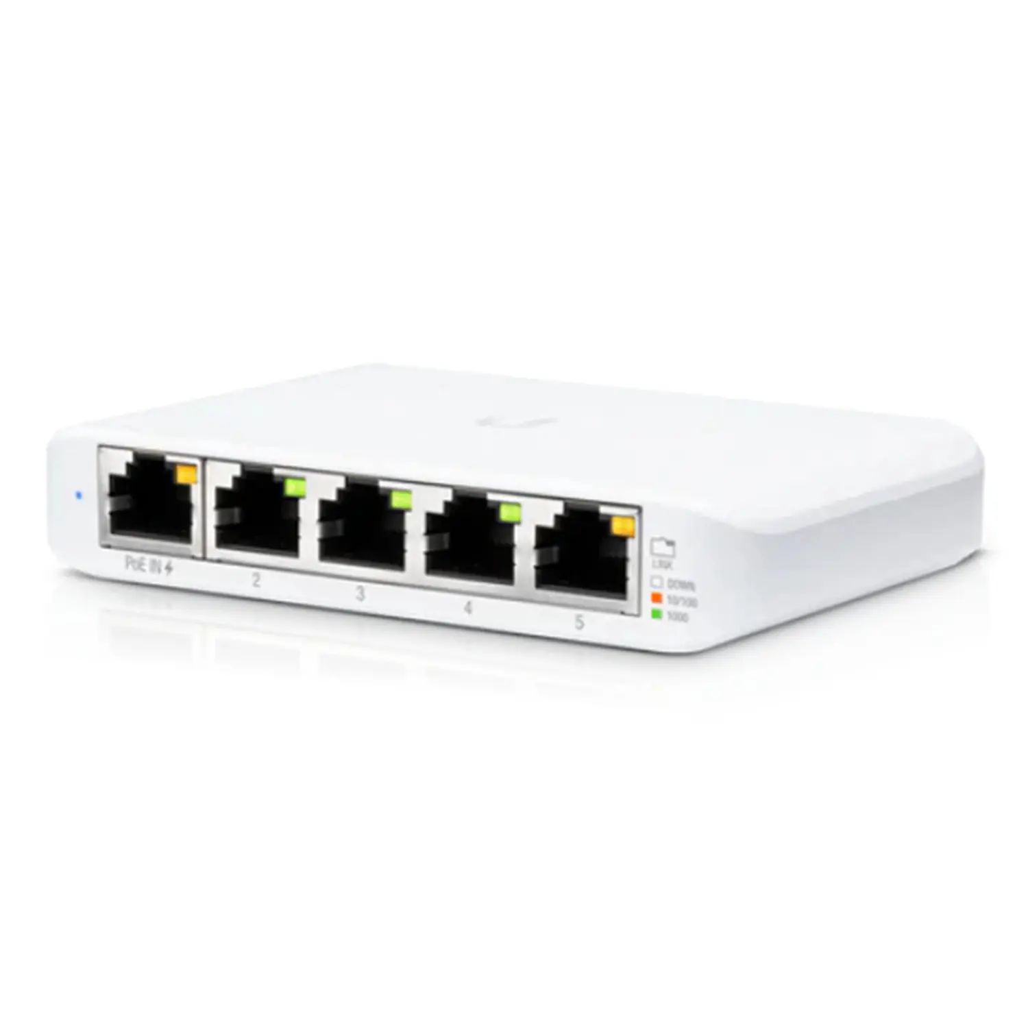 Ubiquiti UniFi USW-Flex-Mini Switch Gestionable de 5 Puertos Gigabit, PoE de Entrada y USB-C 1