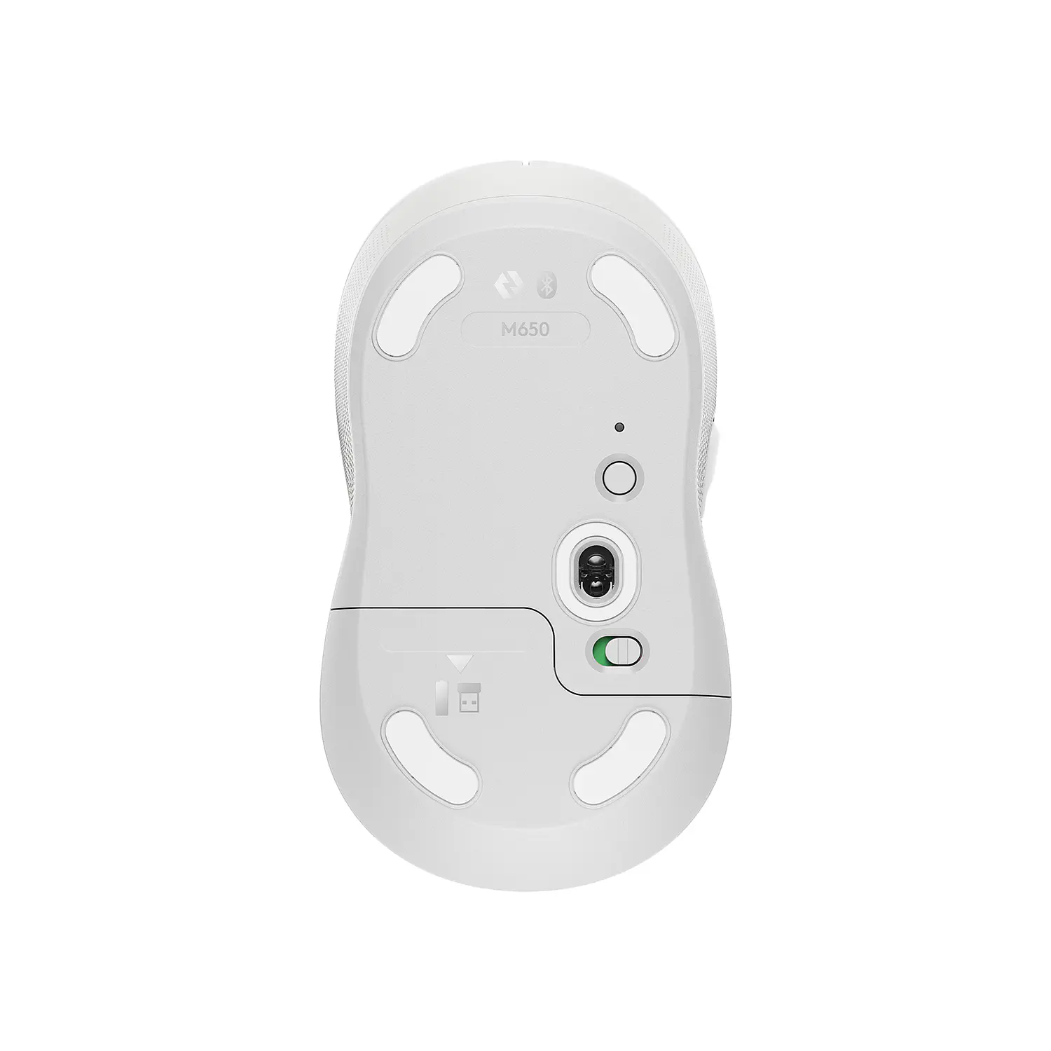 Logitech Signature M650, Ratón Inalámbrico, Bluetooth, Logi Bolt, 4000 DPI, Blanco 4