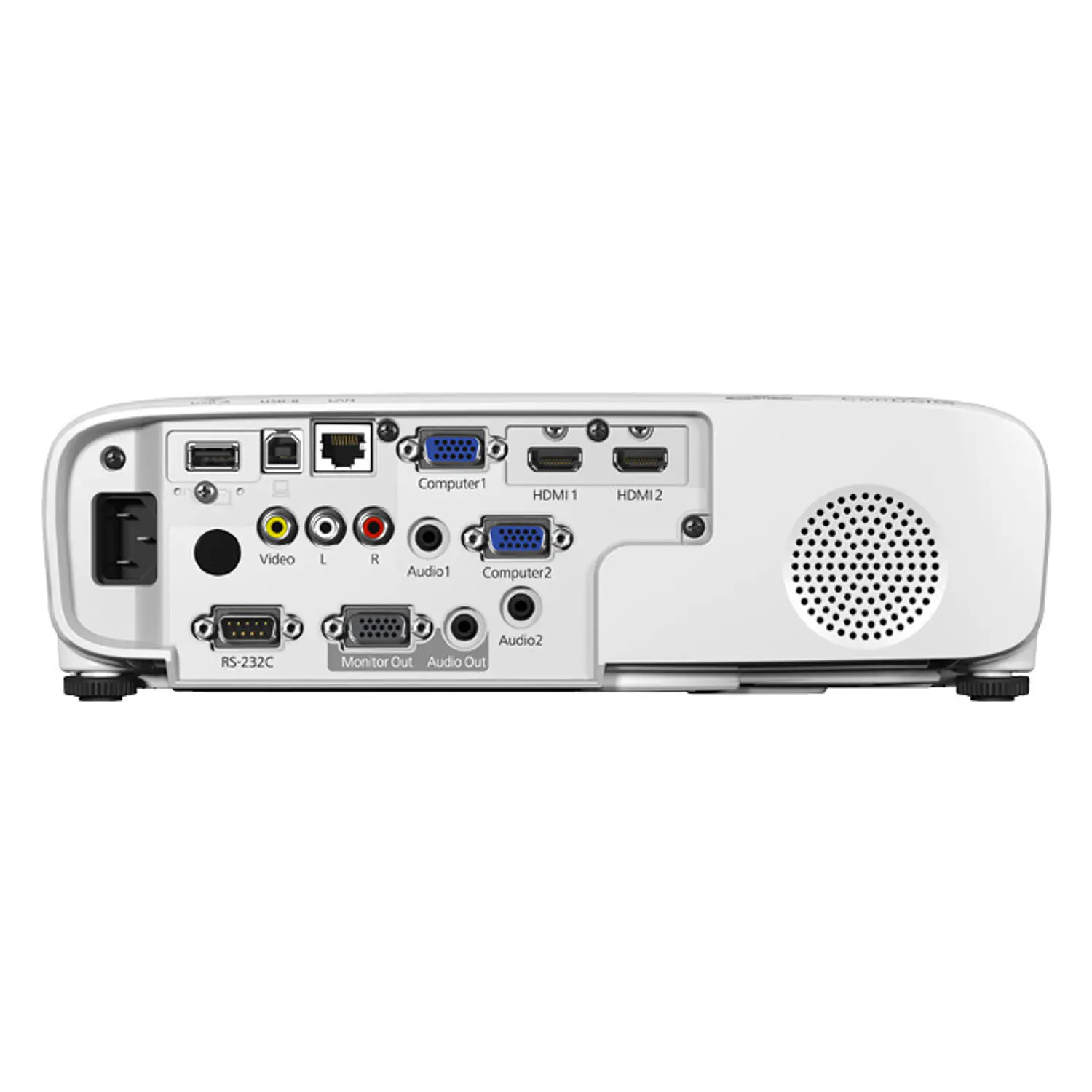 Epson PowerLite W49, Proyector 3LCD WXGA, 3800 Lúmenes, HDMI y RJ45 4